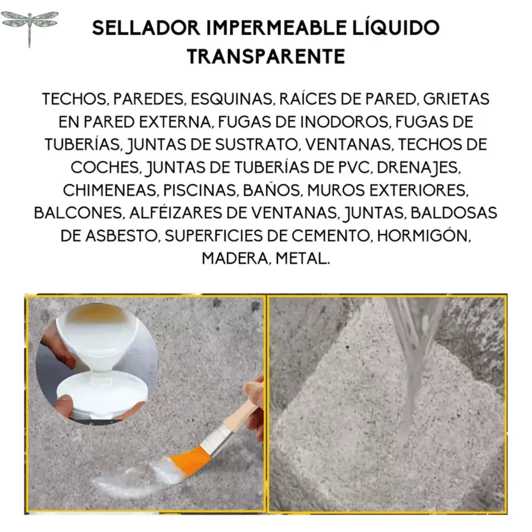 SelloMax® Sellador Adhesivo Impermeable 300cc