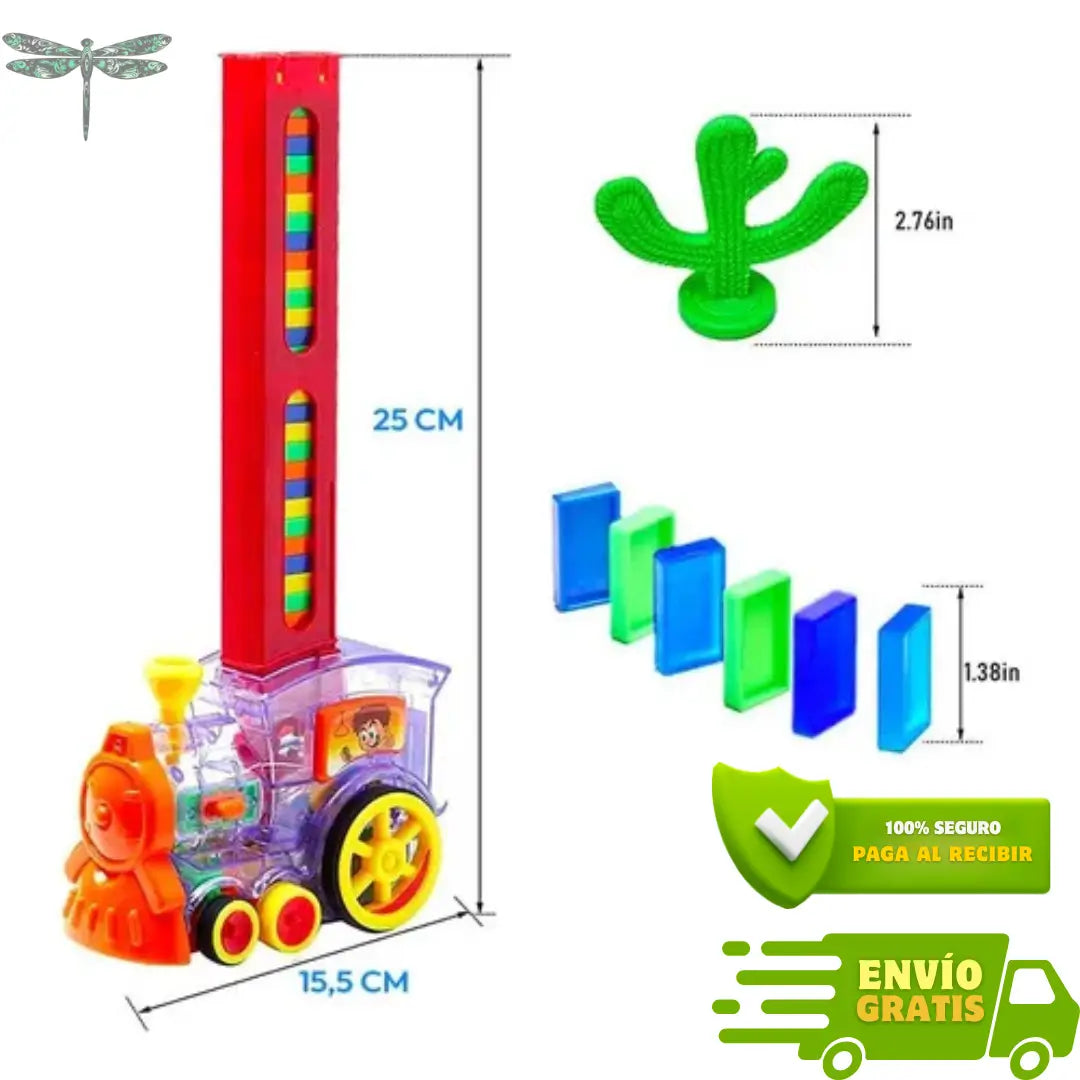 Tren Dominó Magico 🌈🚂