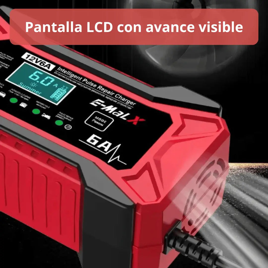 ChargeMax 12V Cargador Inteligente de Baterias de Auto