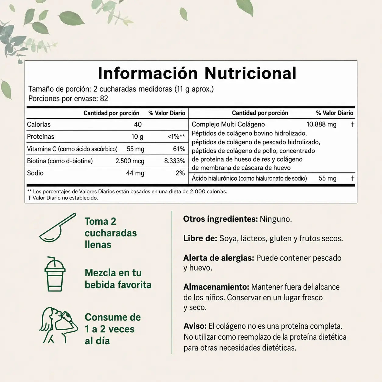 PeptiColágeno Multi- Hidratación y firmeza desde adentro
