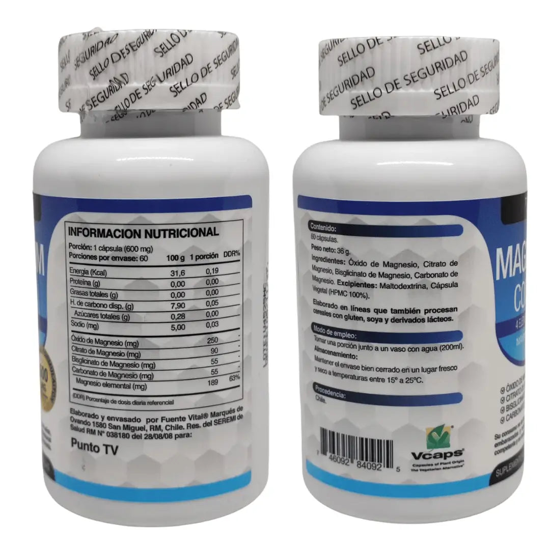 MAGNESIO COMPLEX 600MG