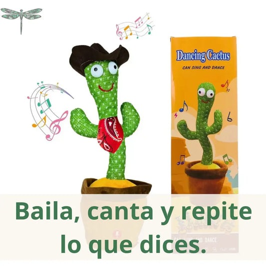 ¡Cactus Bailarín que Habla y Canta!