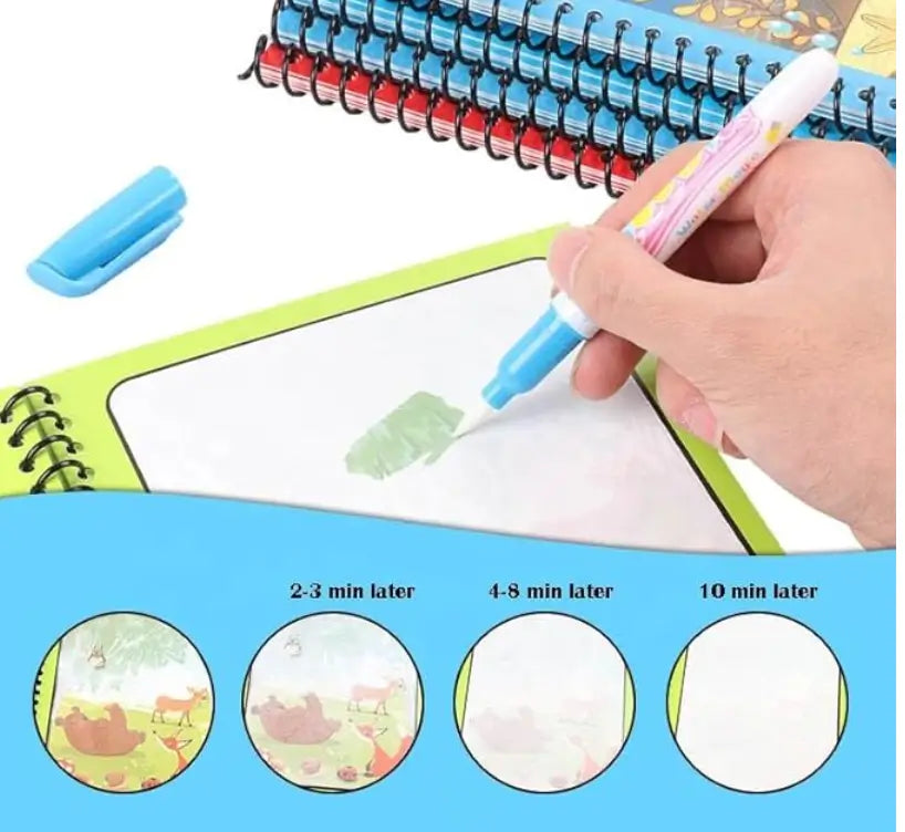 🌈 Libro Mágico Colorear al Agua