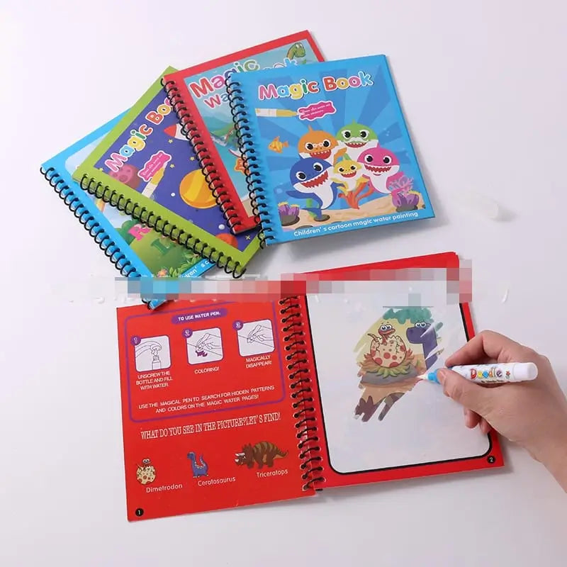 🌈 Libro Mágico Colorear al Agua