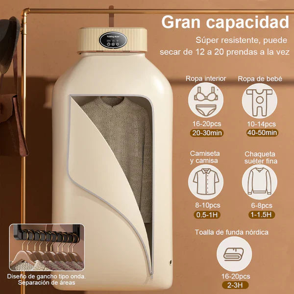 Secadora Ropa Portátil DryNow - Seca tu ropa en cualquier lugar