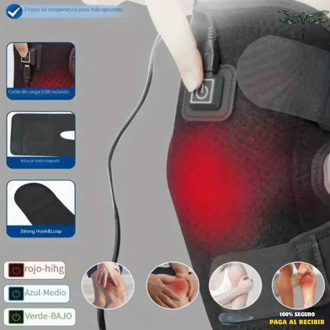 Rodillera Térmica para Alivio del Dolor 🦵