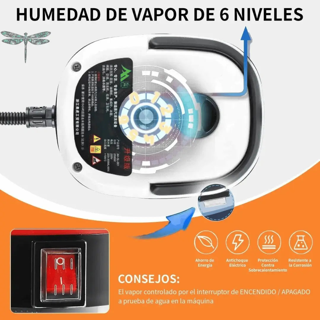 Limpiador a Vapor 💨 de Alta Presión