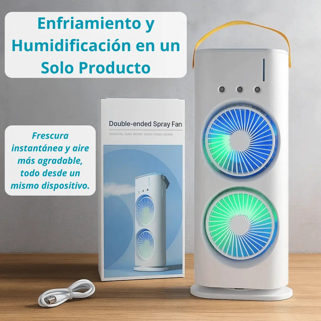 Ventilador Portátil Brisa Doble 2.0