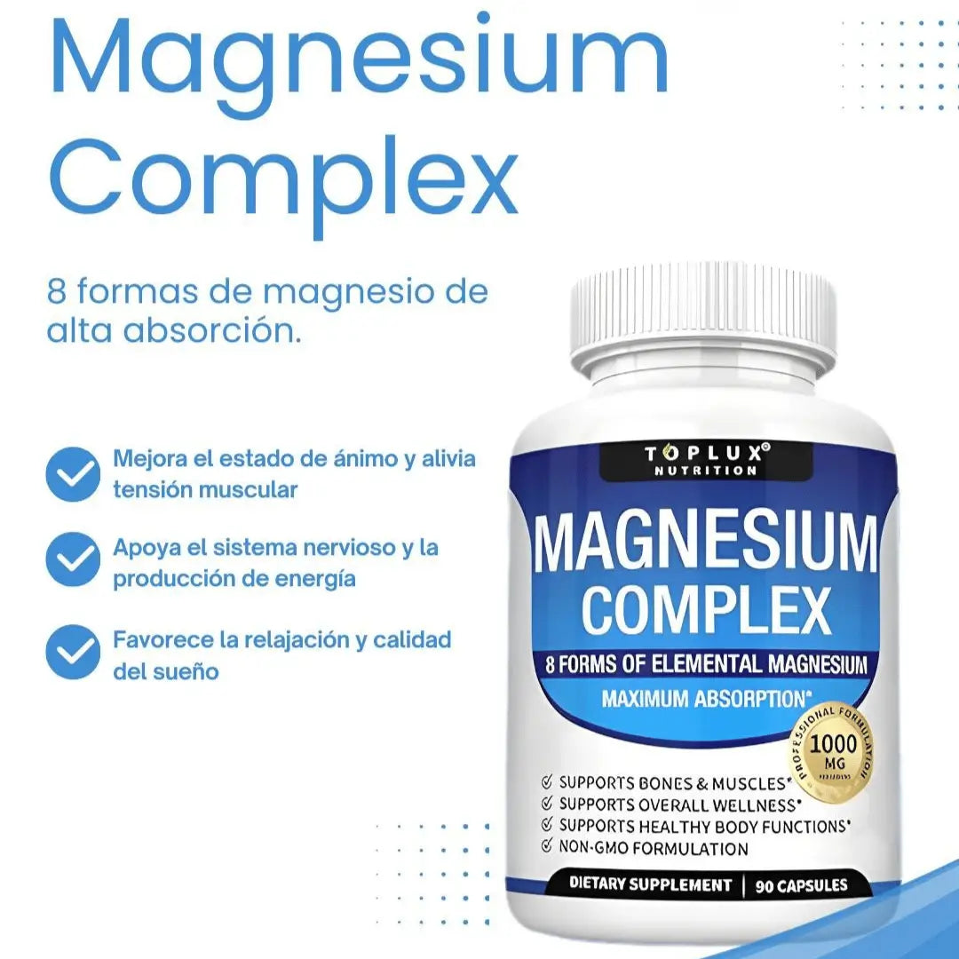 Magnesio Complex 8 Elementos 1000 mg