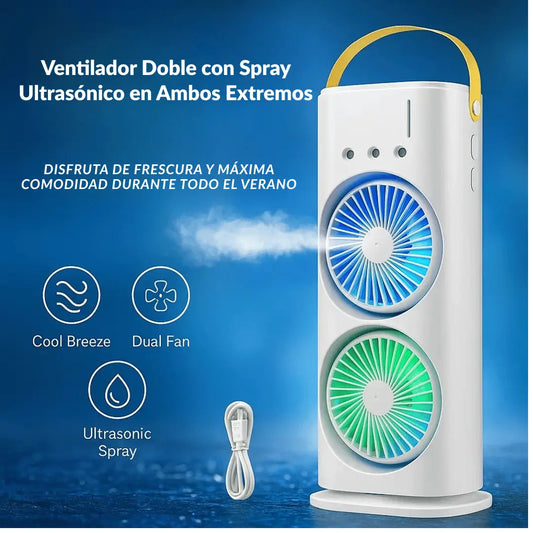 Ventilador Portátil Brisa Doble 2.0