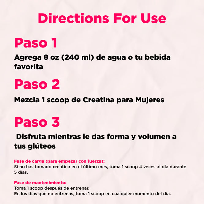 CREATINA FOR WOMEN