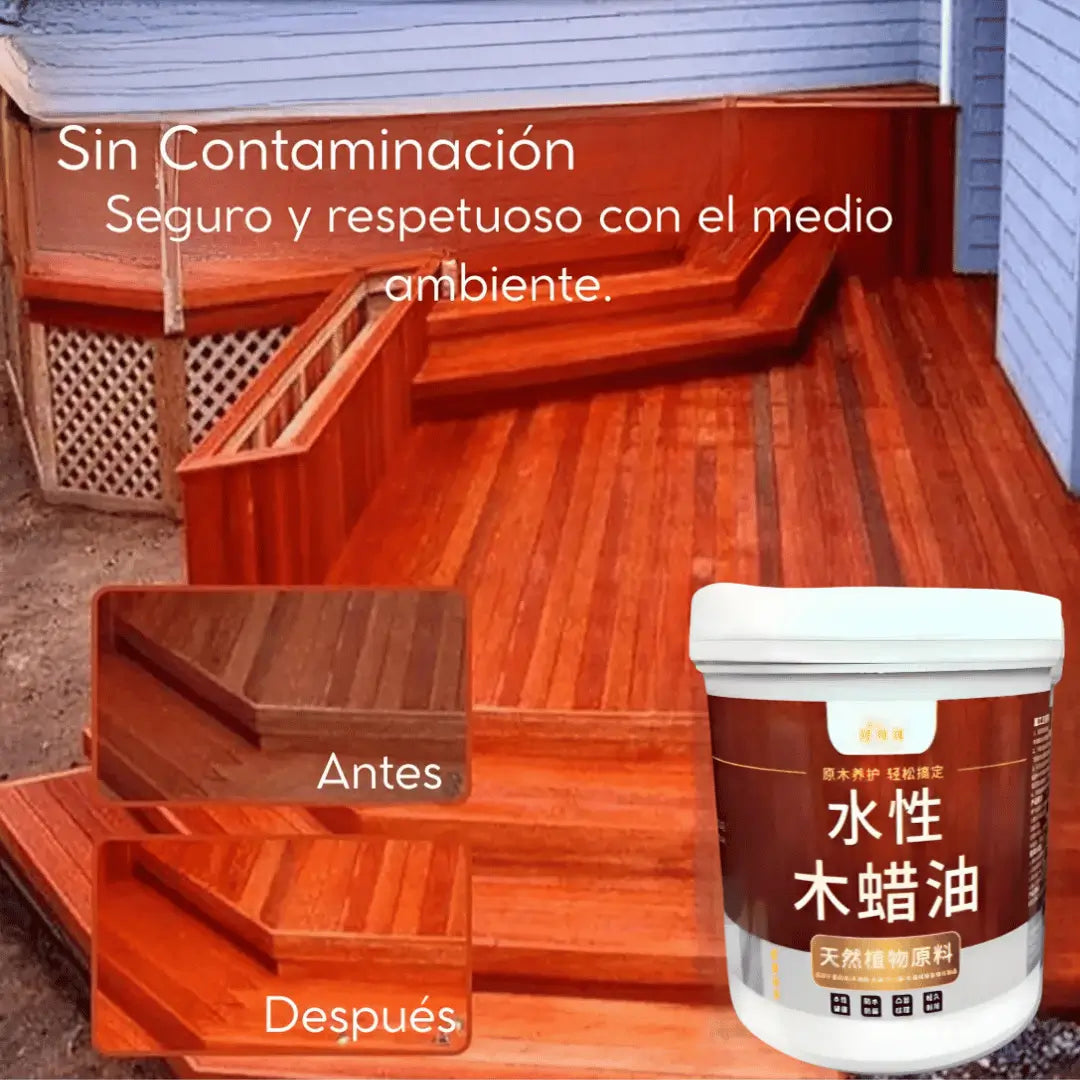 ProtecMadera™ 500g - Sellador Cera Barniz para Maderas