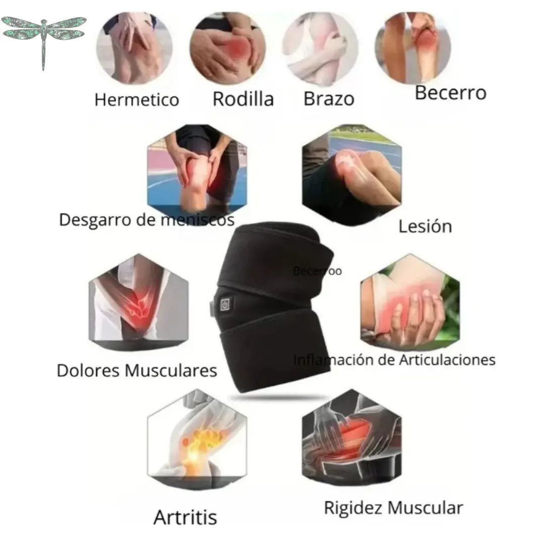 Rodillera Térmica para Alivio del Dolor 🦵