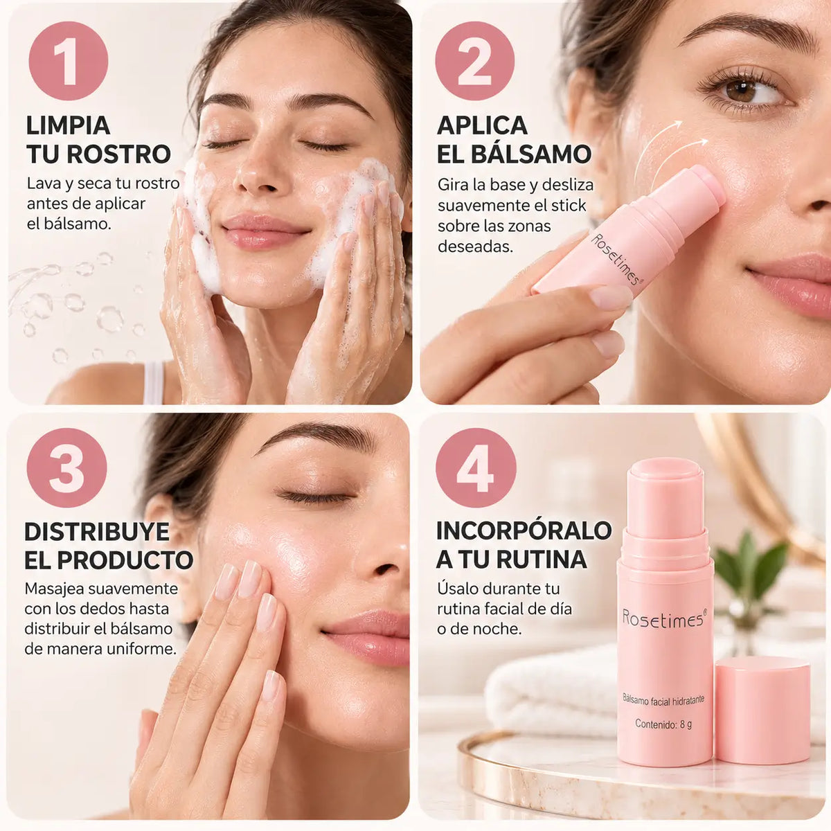 Rosetimes - Hidratación y suavidad facial