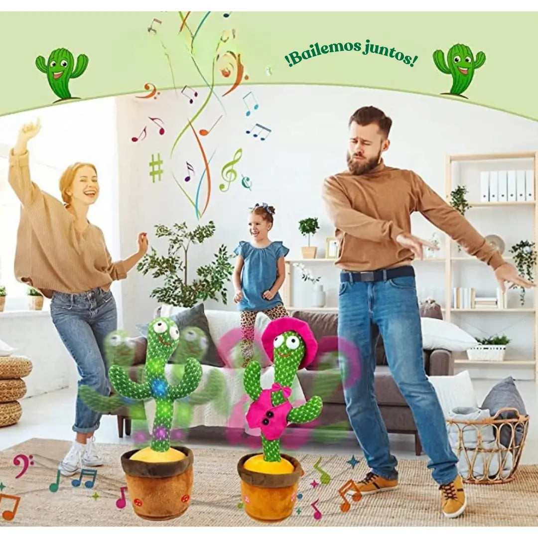 ¡Cactus Bailarín que Habla y Canta!