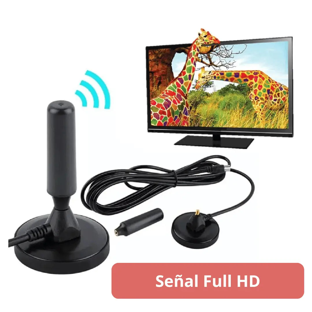 📡 Antena Full HD Interior/Exterior 5M TV Digital