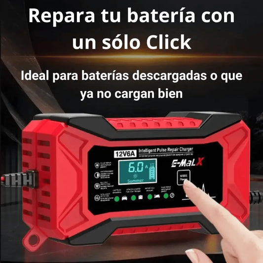 ChargeMax 12V Cargador Inteligente de Baterias de Auto