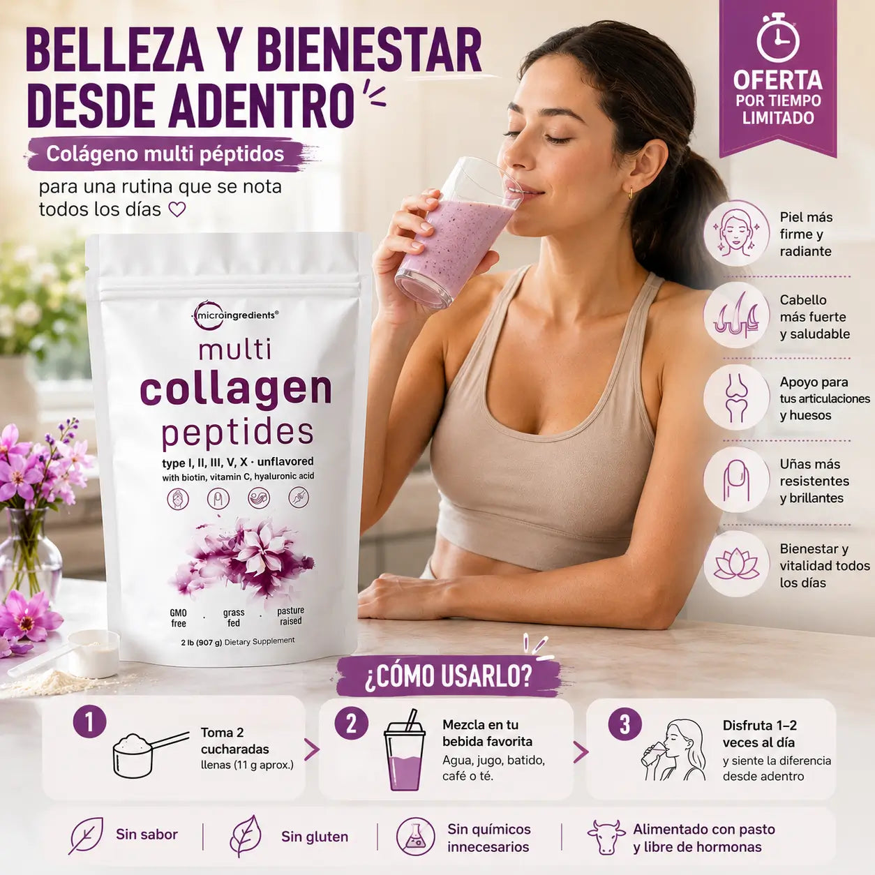 PeptiColágeno Multi- Hidratación y firmeza desde adentro