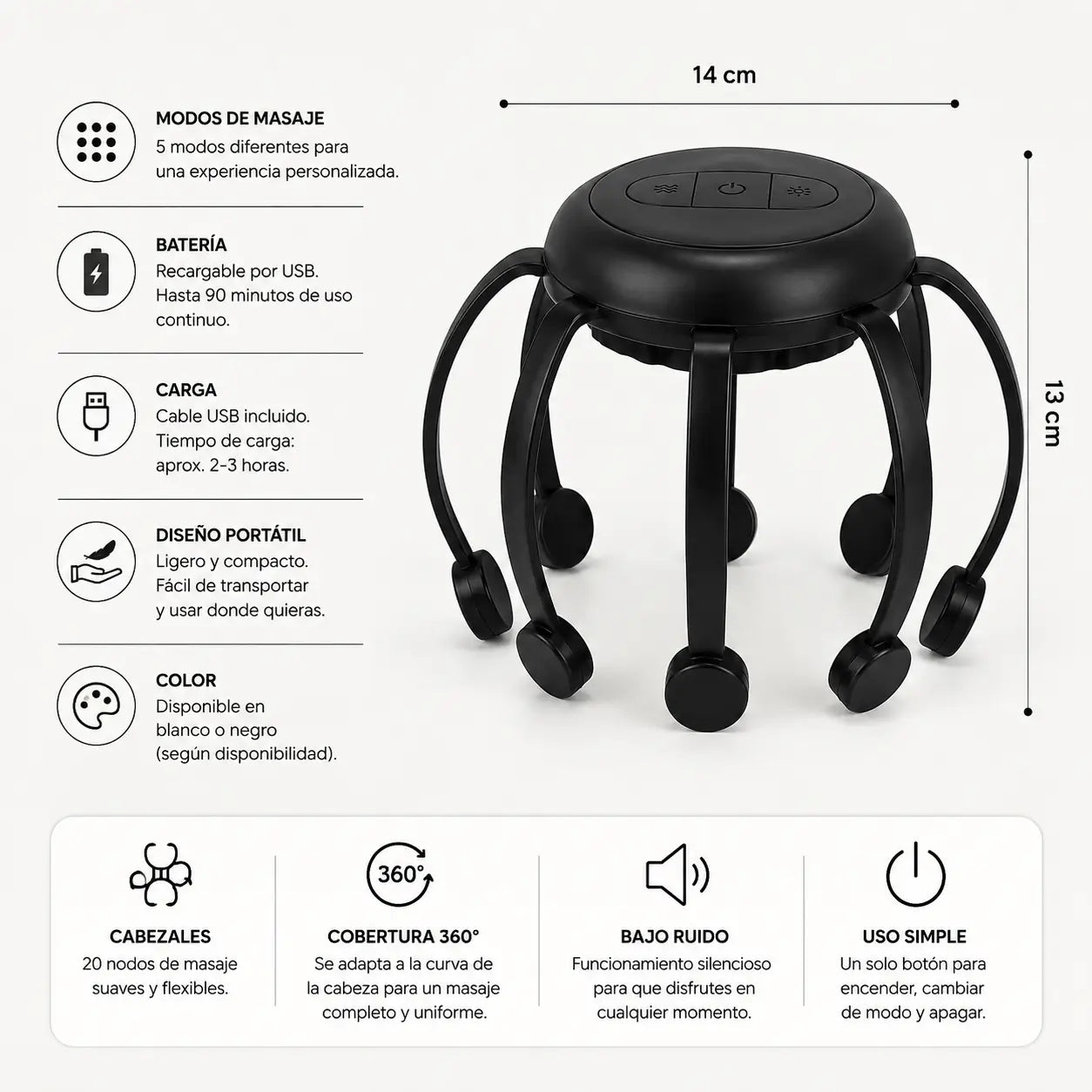 OctoRelax - Masaje relajante para tu cabeza