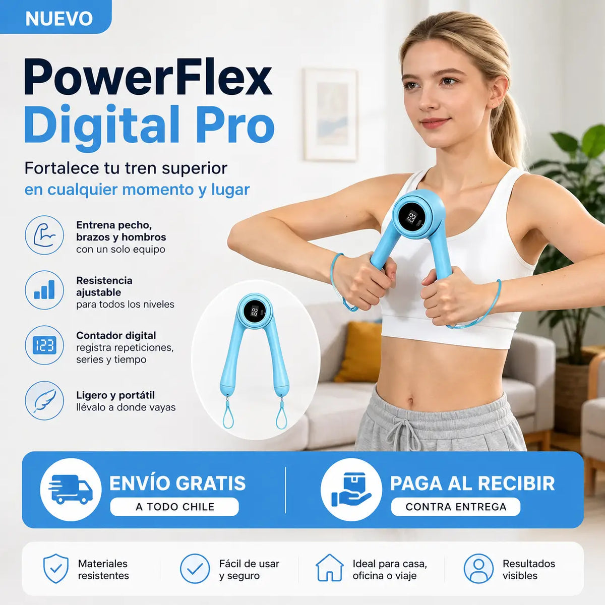 PowerFlex Digital Pro - Fortalece tu tren superior