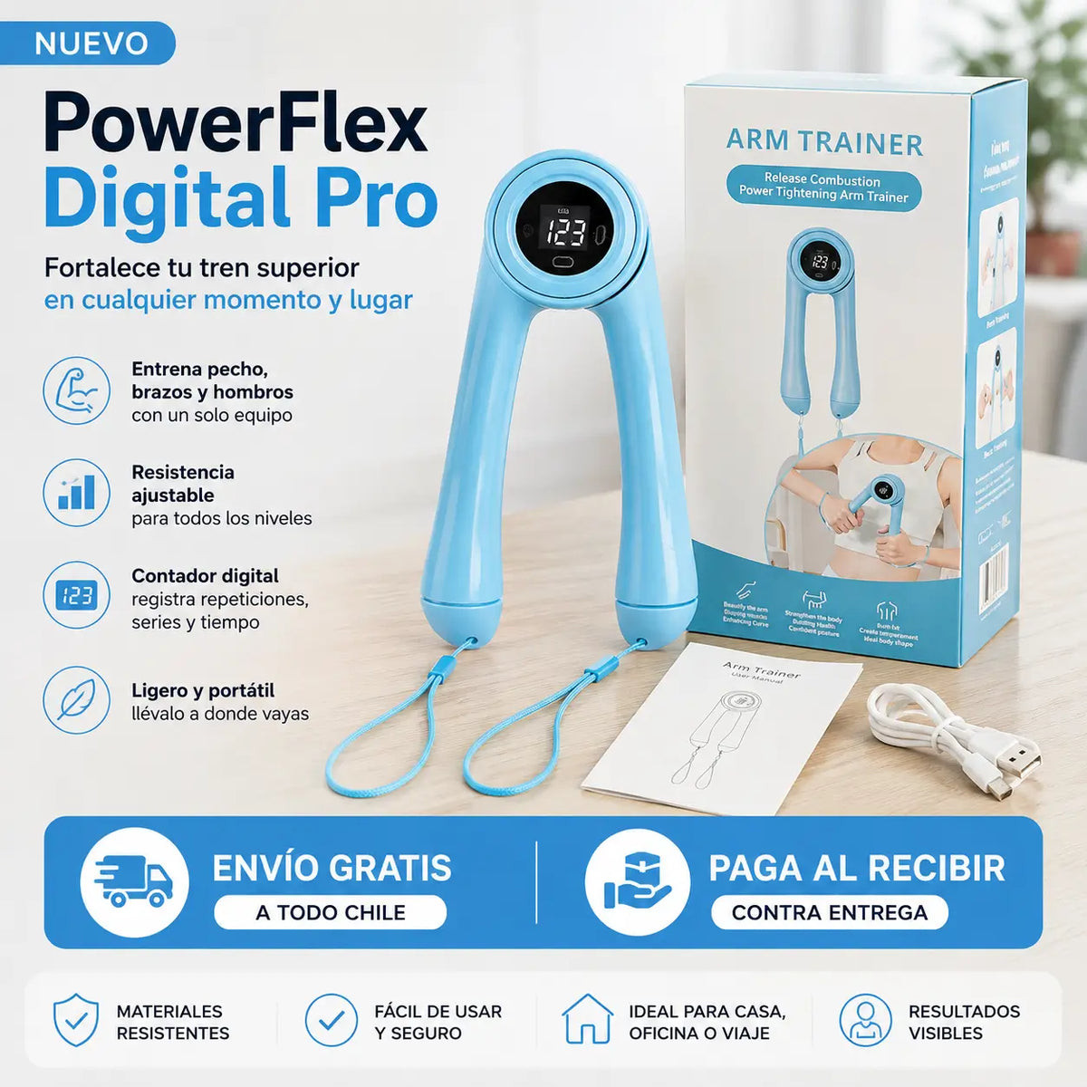 PowerFlex Digital Pro - Fortalece tu tren superior