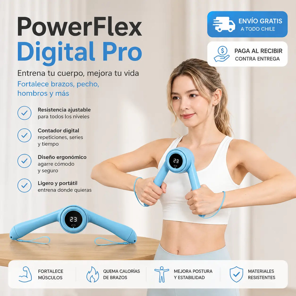 PowerFlex Digital Pro - Fortalece tu tren superior