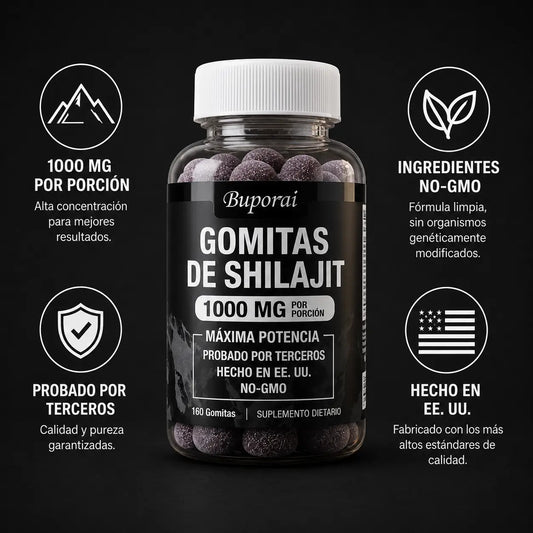 Gomitas De Shilajit 1000 Mg.