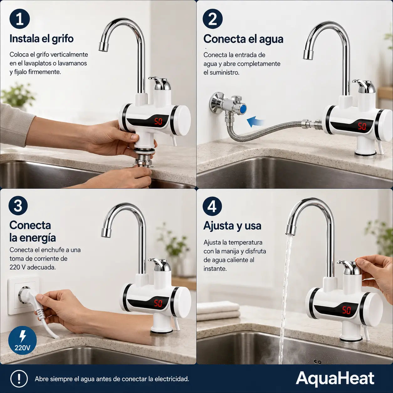 AquaHeat - Agua caliente al instante