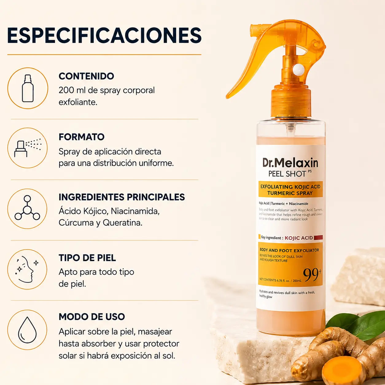 Dr. Melaxin Peel Shot - Piel más suave y luminosa
