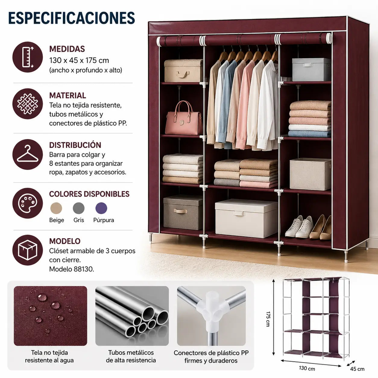 ClosetOne - Más espacio para tu ropa