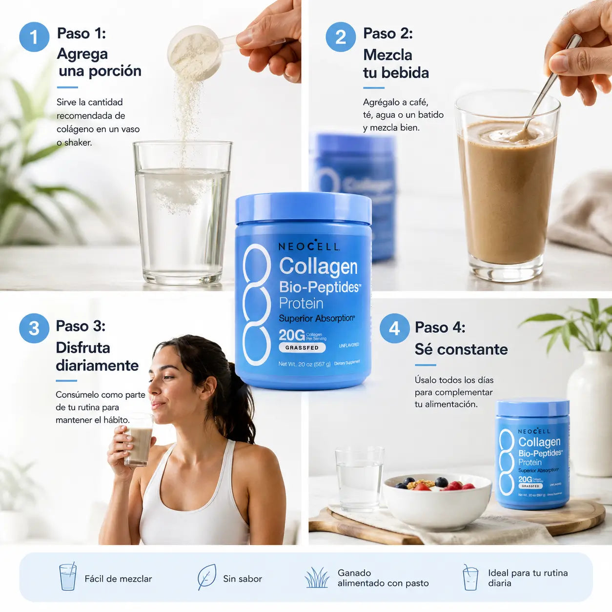 NEOCELL Colágeno - Apoya piel, cabello y uñas