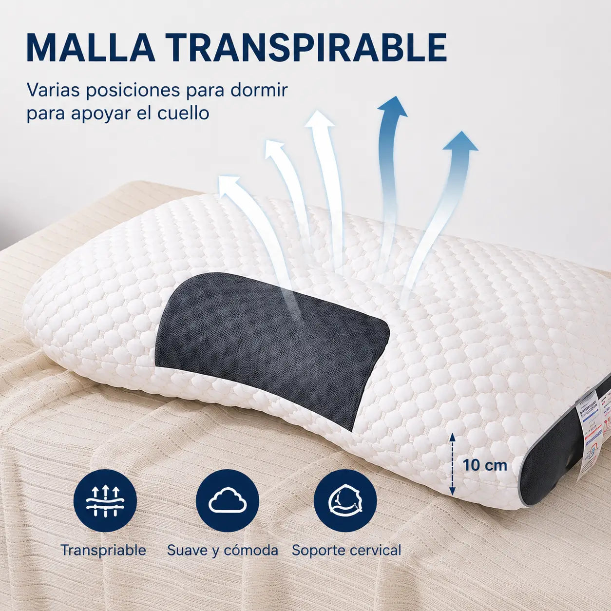 SueñoFlex - Almohada Protección Cervical Ortopédica