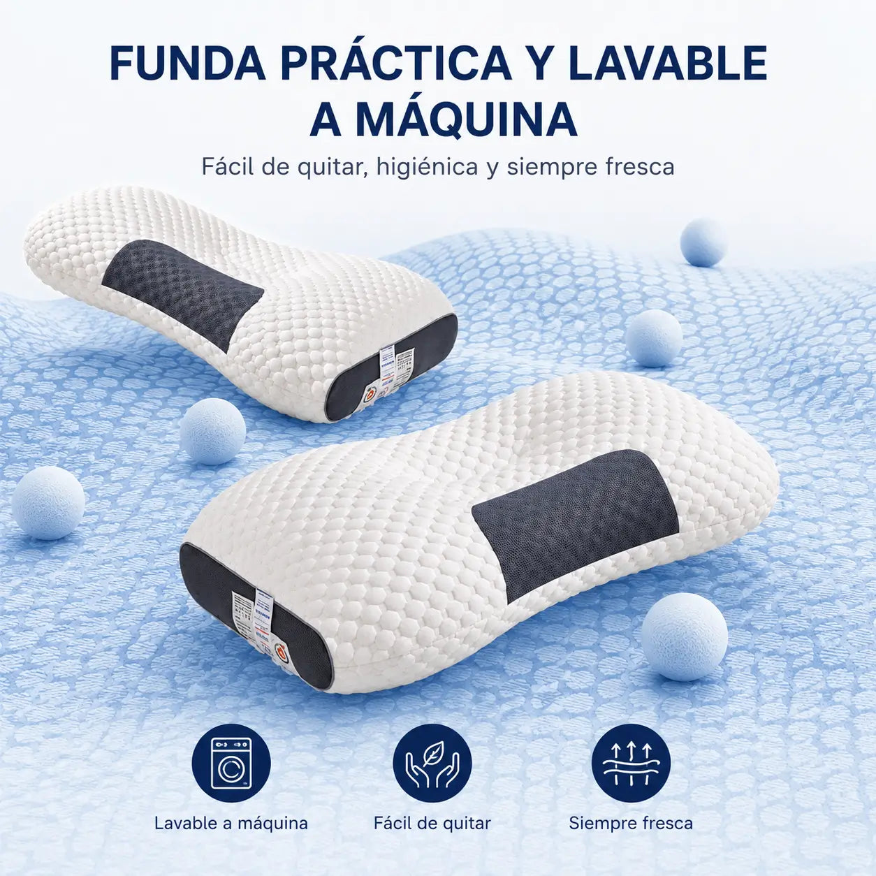SueñoFlex - Almohada Protección Cervical Ortopédica