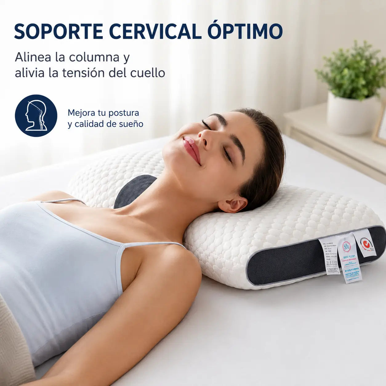 SueñoFlex - Almohada Protección Cervical Ortopédica