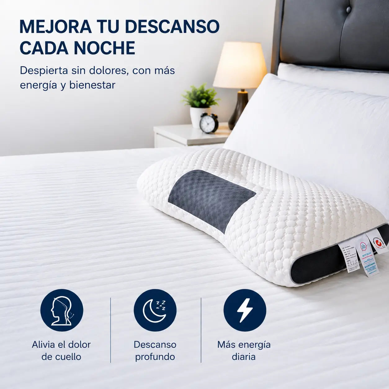 SueñoFlex - Almohada Protección Cervical Ortopédica
