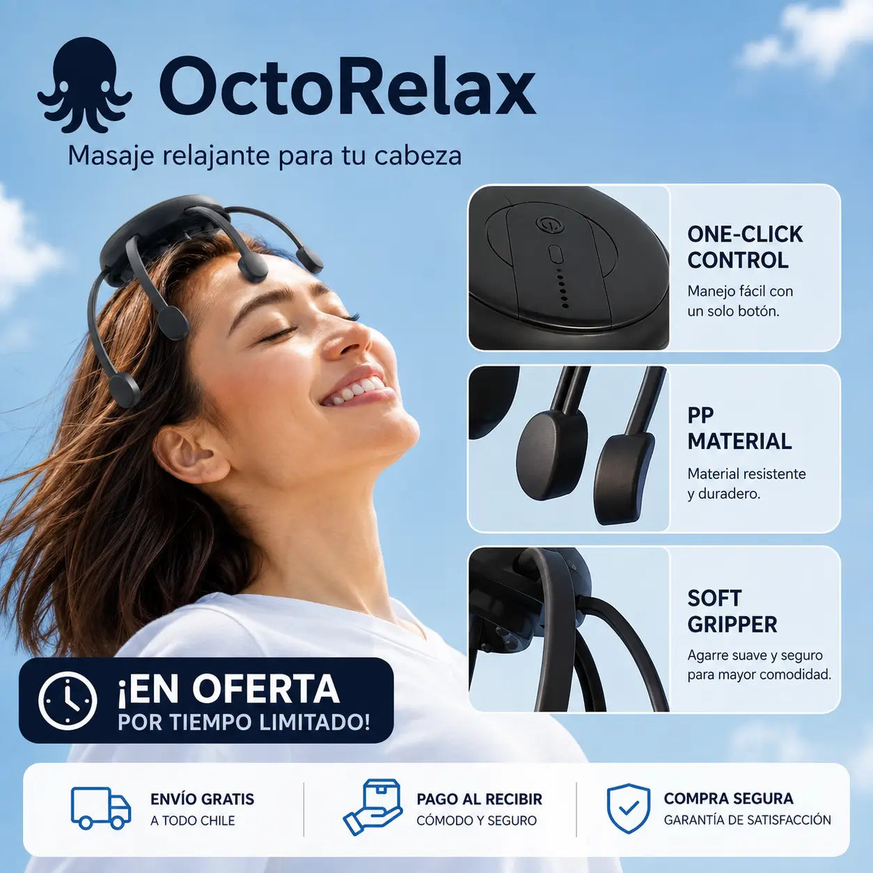 OctoRelax - Masaje relajante para tu cabeza