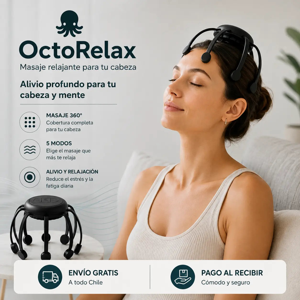 OctoRelax - Masaje relajante para tu cabeza