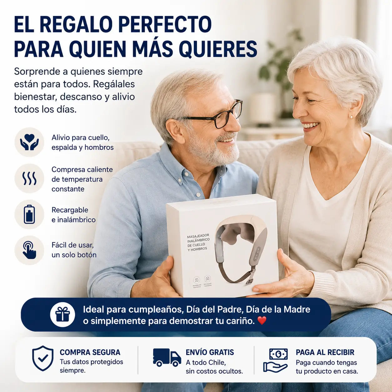 CerviRelax Pro - Masajeador de Cuello y Espalda