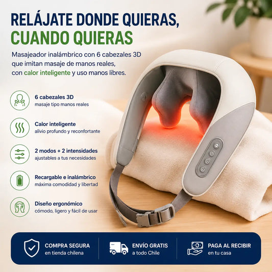 CerviRelax Pro - Masajeador de Cuello y Espalda
