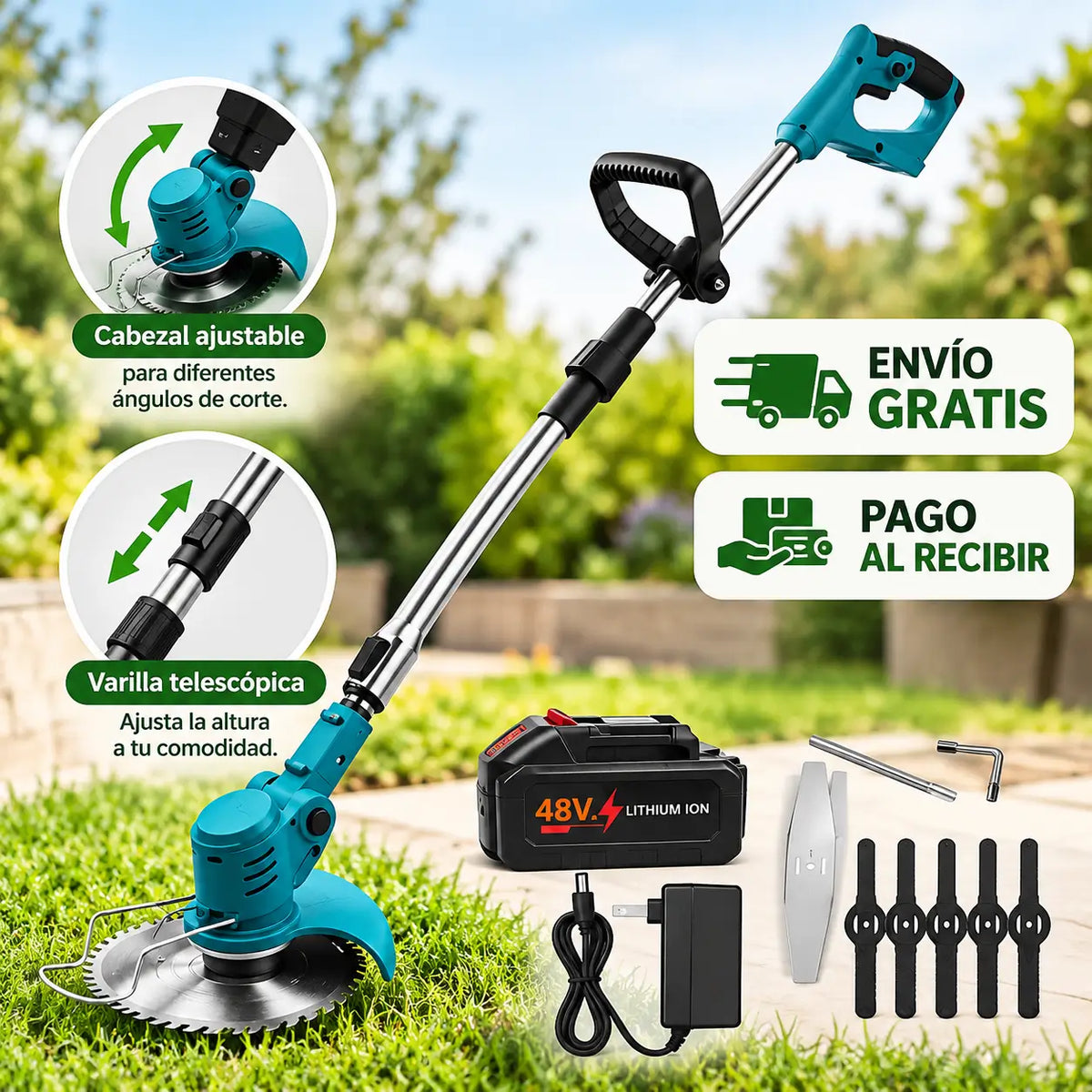 CortaMax Pro - Césped y ramas sin esfuerzo
