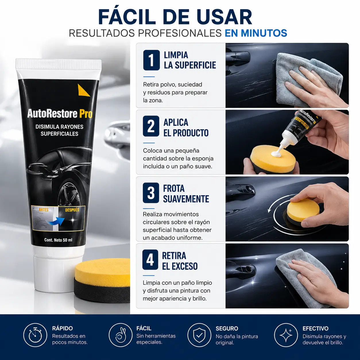 AutoRestore Pro - Disimula rayones superficiales