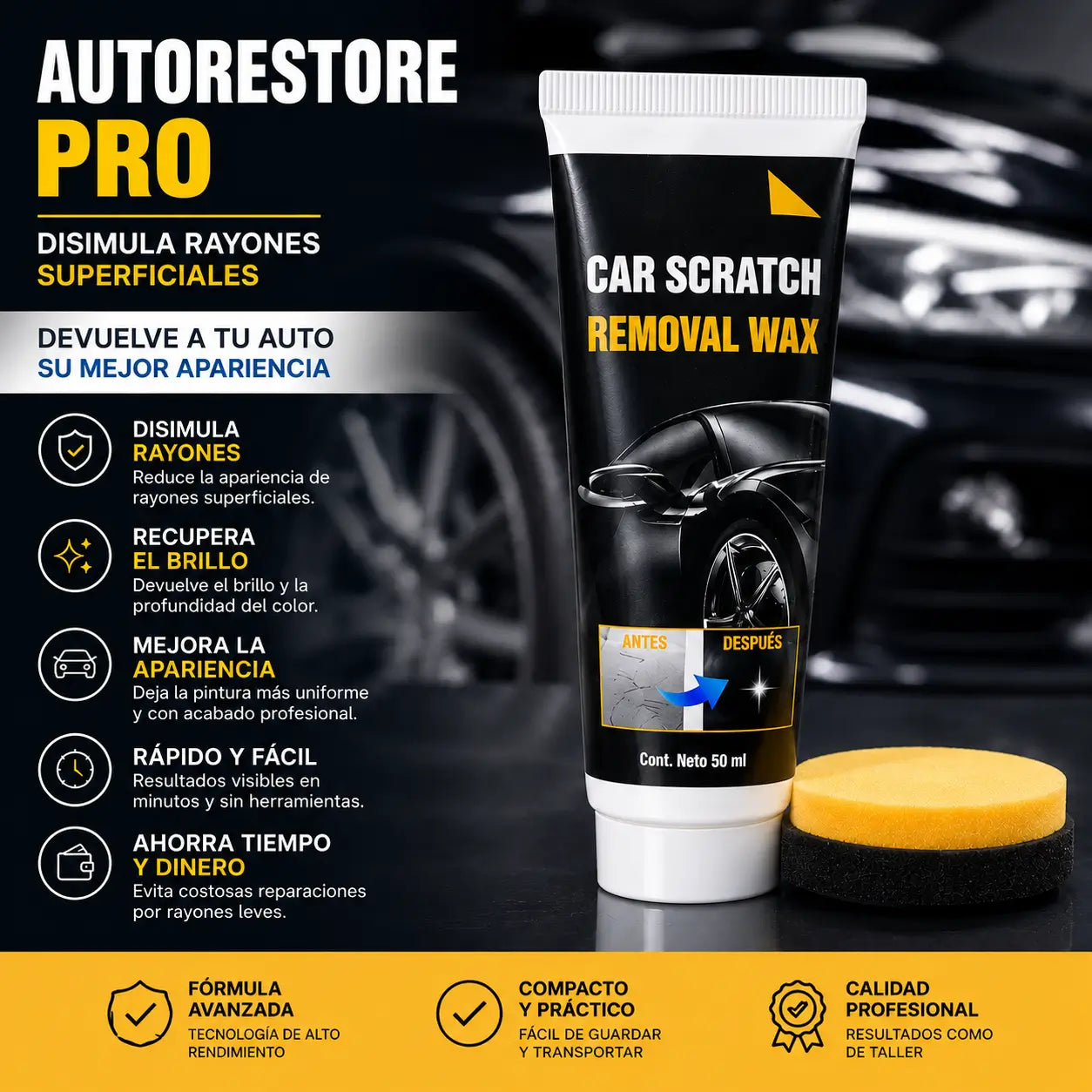 AutoRestore Pro - Disimula rayones superficiales