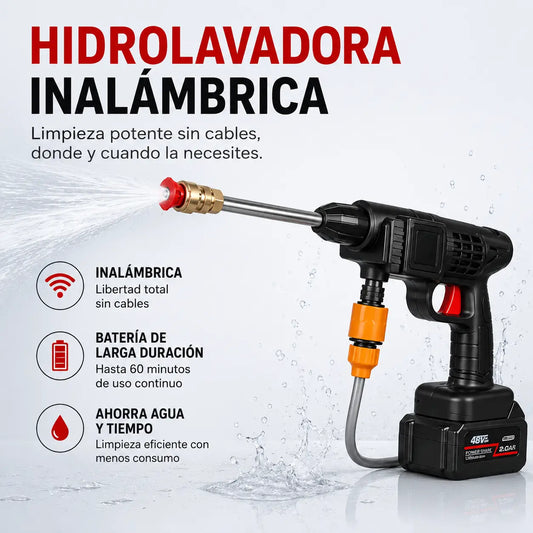 Hidrolavadora TASBEL con 2 Baterias