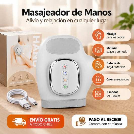HandRelax Pro - Masajeador Artritis Inalámbrico para Manos