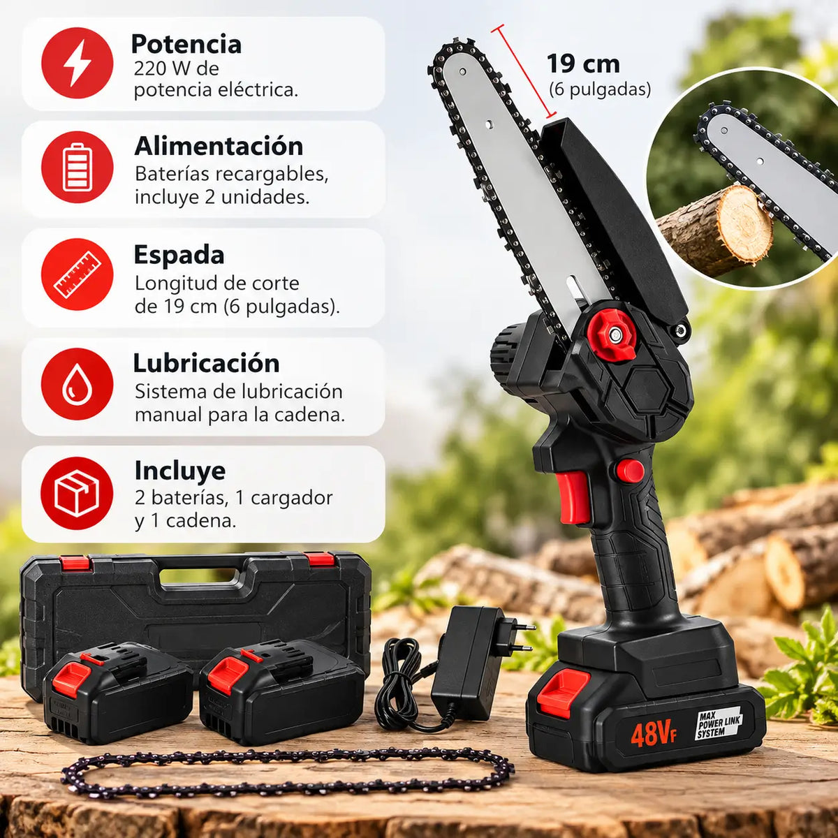 CortaMax Kit – Mini Sierra Inalámbrica