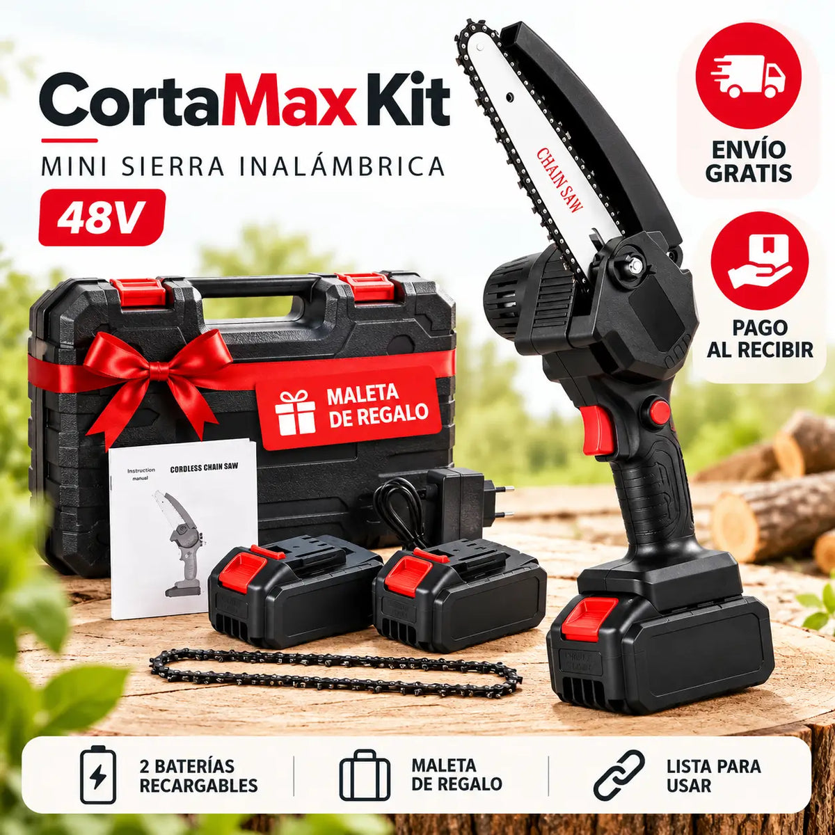 CortaMax Kit – Mini Sierra Inalámbrica