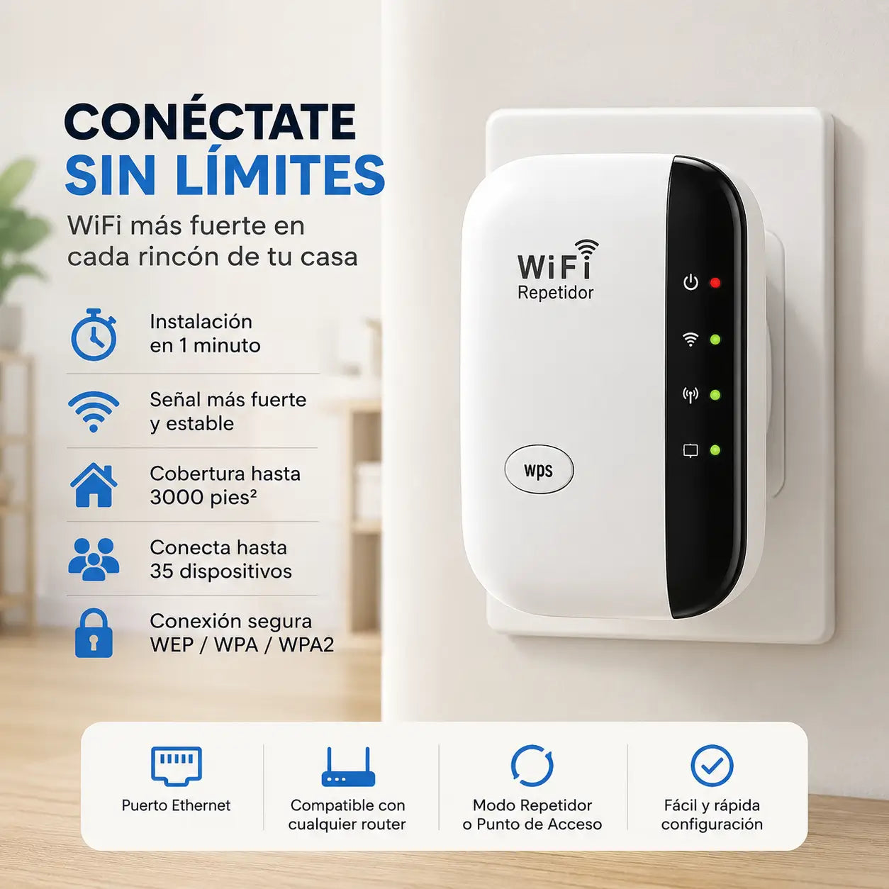 WiFiMax Pro - Amplía tu señal WiFi