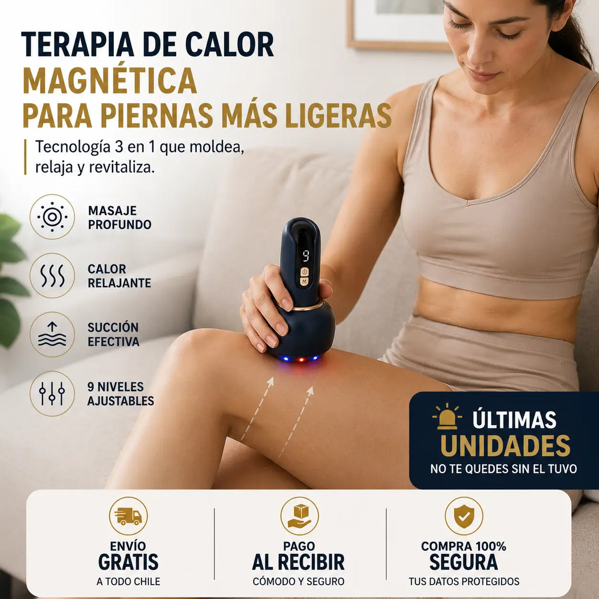 CelluVibe - Masaje corporal con succión y calor🔥