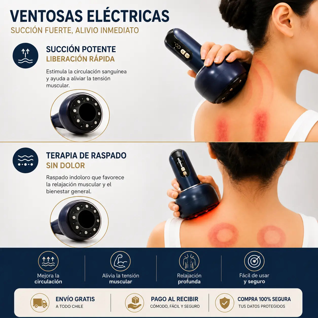 CelluVibe - Masaje corporal con succión y calor🔥