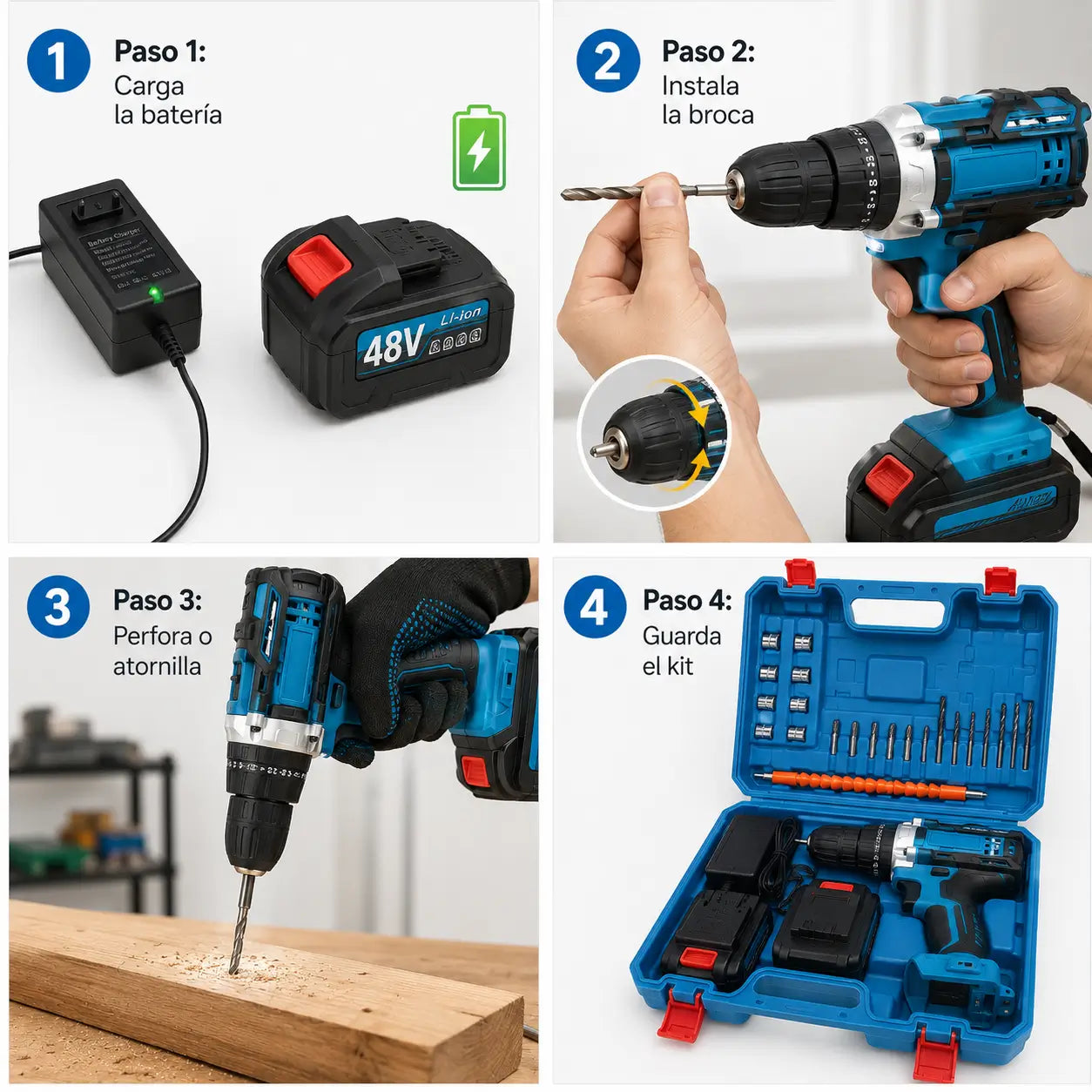PowerDrill Pro - Más autonomía en cada trabajo